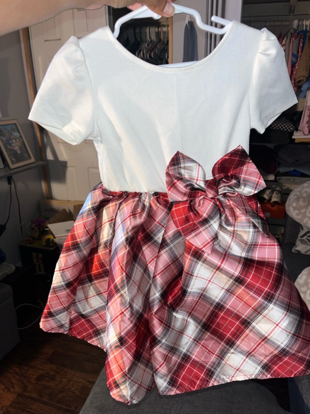 Toddler H&M Red Plaid Dress